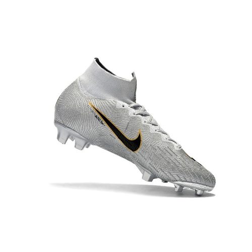 fodboldstøvler Nike Mercurial Superfly 6 Elite FG - Sølv Sort_9.jpg